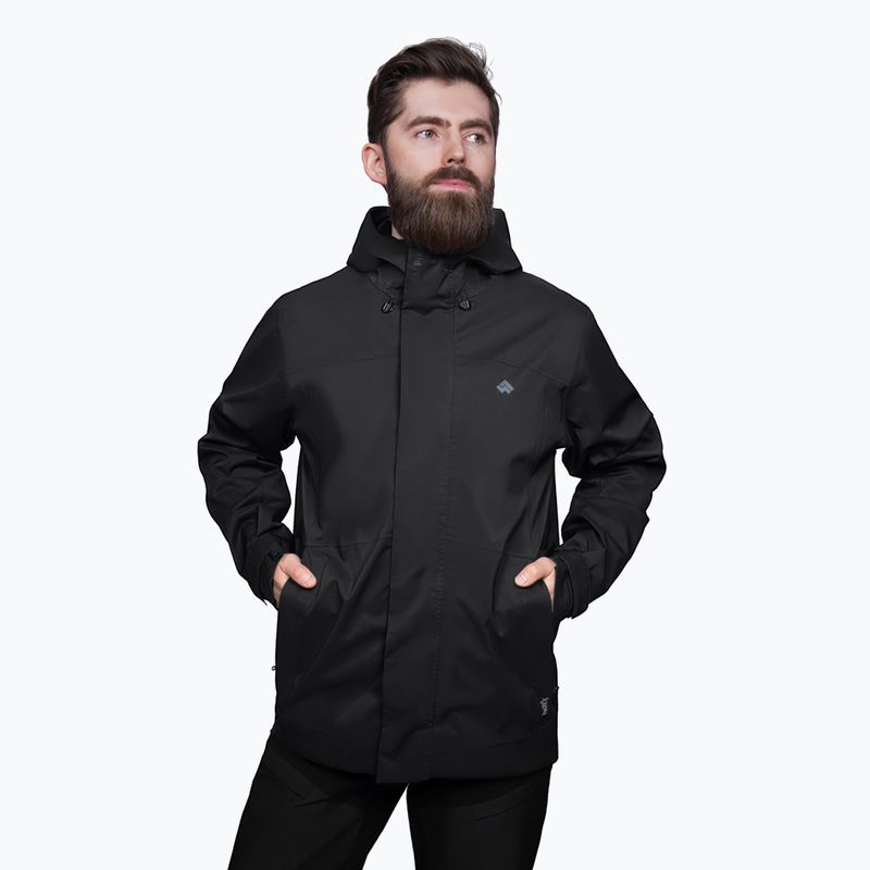 Alpinus Herren Regenjacke Arys schwarz 3