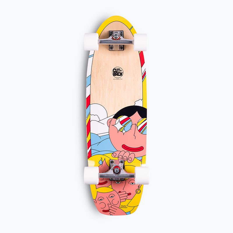 Surfskate Skateboard Cutback Surfer Boy 32" 3