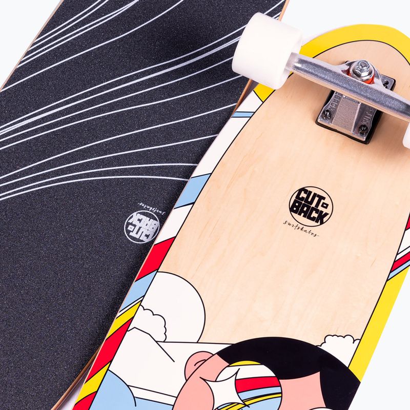 Surfskate Skateboard Cutback Surfer Boy 32" 6
