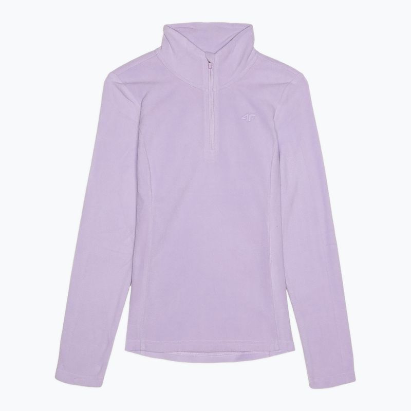 Thermoaktiver Sweatshirt Hoodie Damen 4F F048 light fiolet