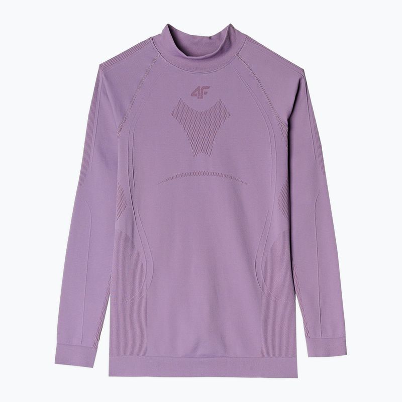 Thermoaktives Damen-Langarmshirt 4F F156 dunkelviolett