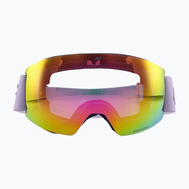 Skibrille 4F U044 violet/gradient smoke 2