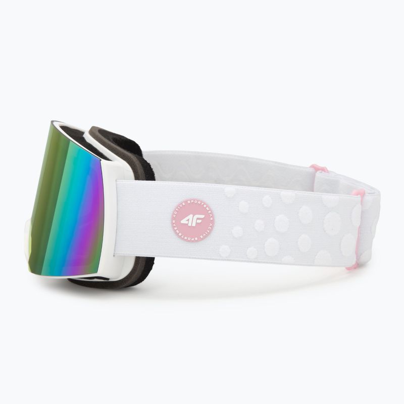 Kinder-Skibrille 4F F040 white/multicolor 4
