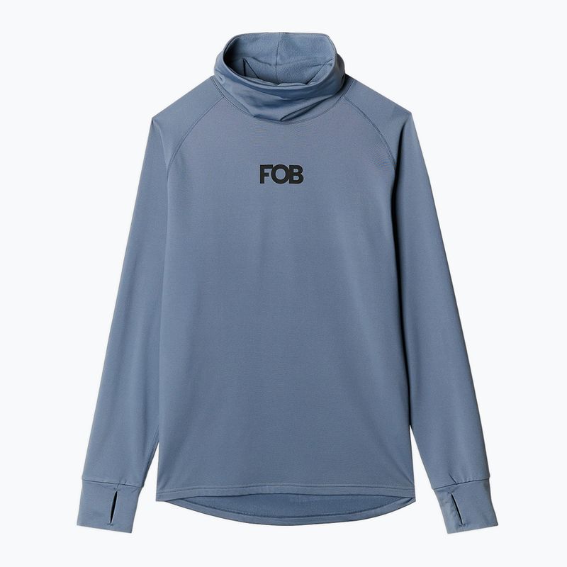 Thermoaktiver Sweatshirt Hoodie Herren 4F M080 denim