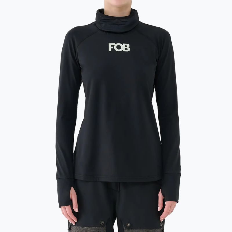 Damen Thermoaktiv-Sweatshirt 4F F086 deep black