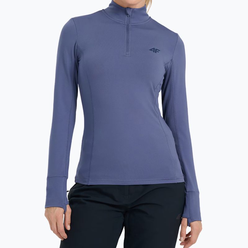 Damen Thermoaktiv-Sweatshirt 4F F098 denim
