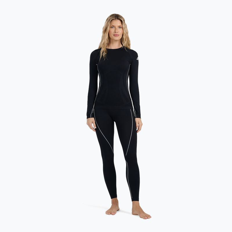 Damen Thermohose 4F F204 deep black 2