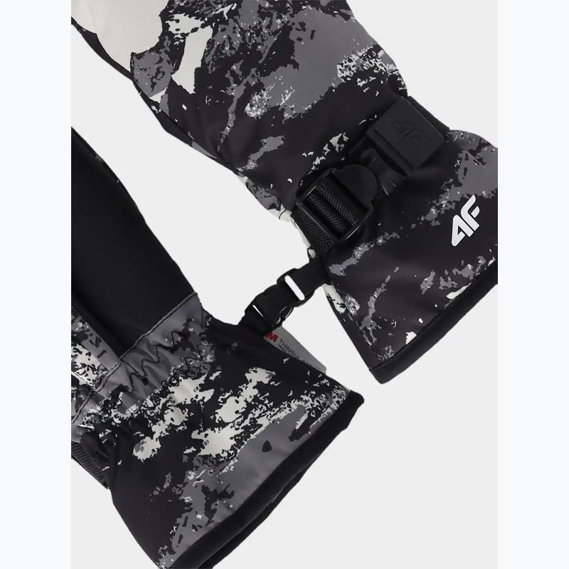 Kinder-Skihandschuhe 4F Fnk M199 deep black 2