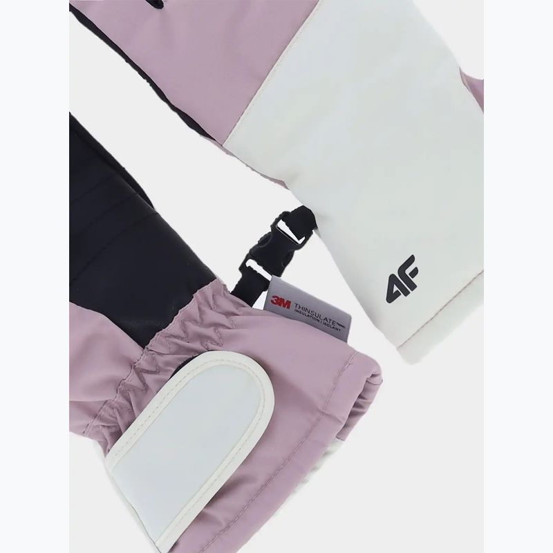 Kinder-Skihandschuhe 4F Fnk U189 light pink 2