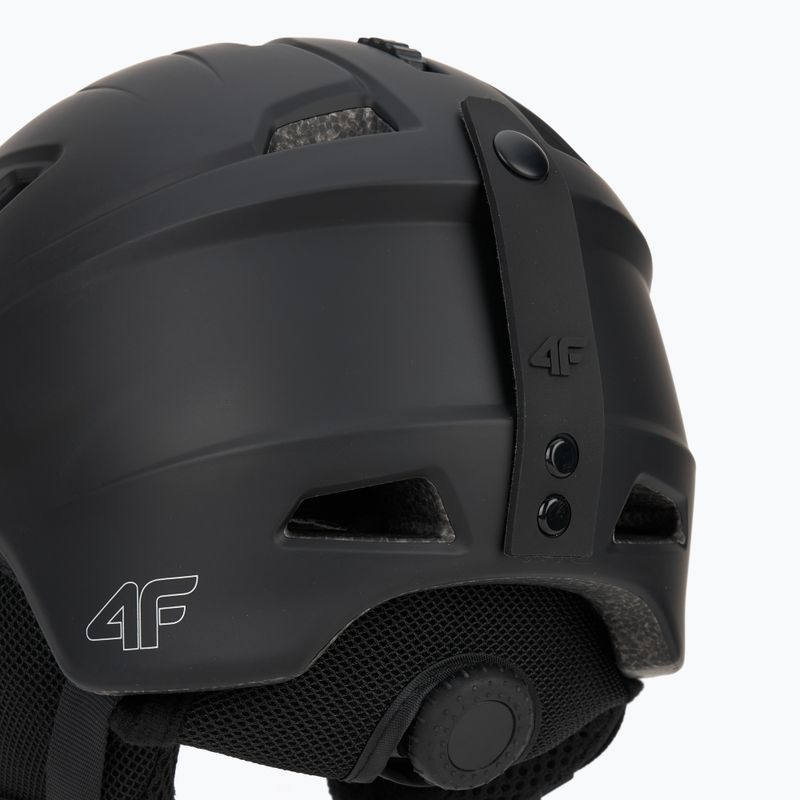 Skihelm 4F U078 deep black 7