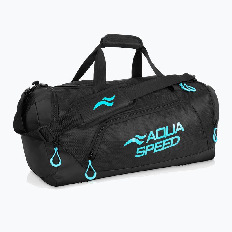 Trainingstasche AQUA-SPEED 43 l Schwarz/Blau