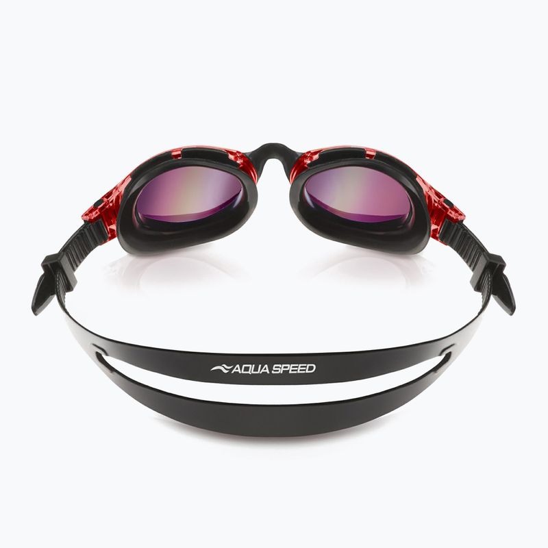 AQUA-SPEED Triton 2.0 Mirror Schwimmbrille rot 3