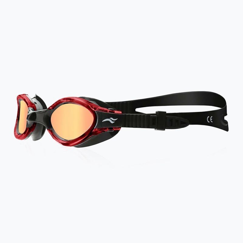 AQUA-SPEED Triton 2.0 Mirror Schwimmbrille rot 4