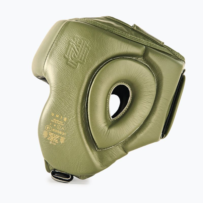 Boxhelm UNIQ Competition classic khaki 2