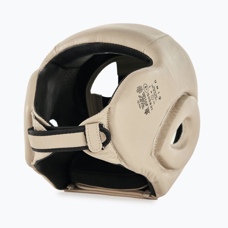 Boxhelm UNIQ Competition classic beige 4