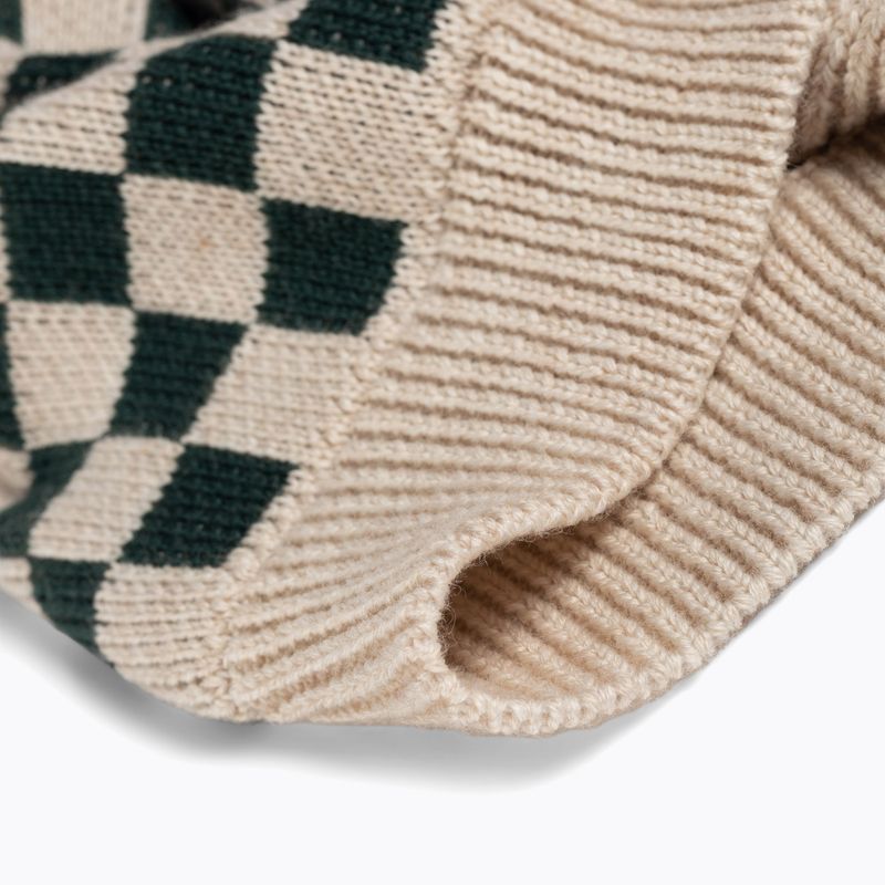 KID STORY Kinder Wintermütze Merino grün Schachbrett 4