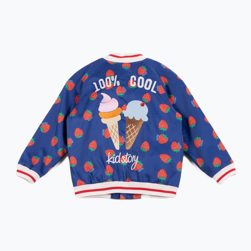 KID STORY Kinderjacke Bio Finishing Bomber Erdbeere 3