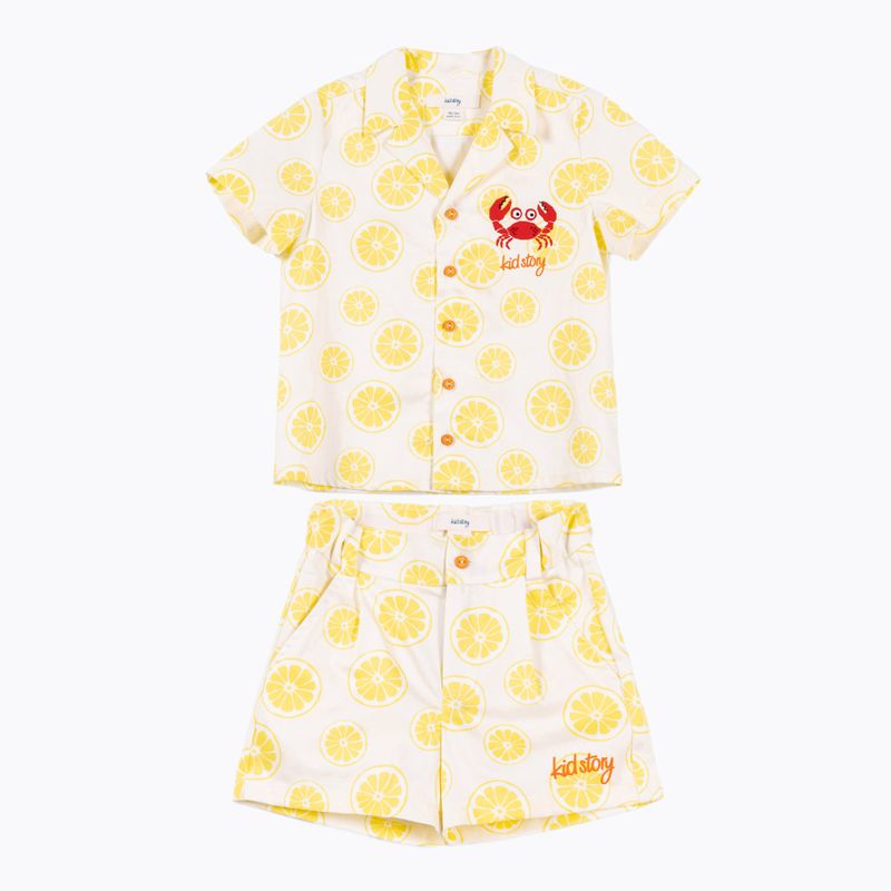 KID STORY Kinderset Shirt und Shorts lime paradise 4