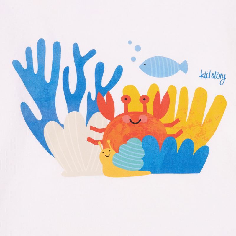 KID STORY Kinder-T-Shirt Unterwasserwelt aus Bio-Baumwolle 3