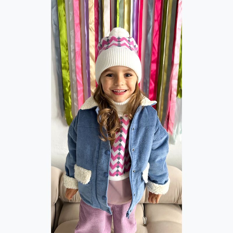 KID STORY Kinder-Wintermütze Merino lila 4