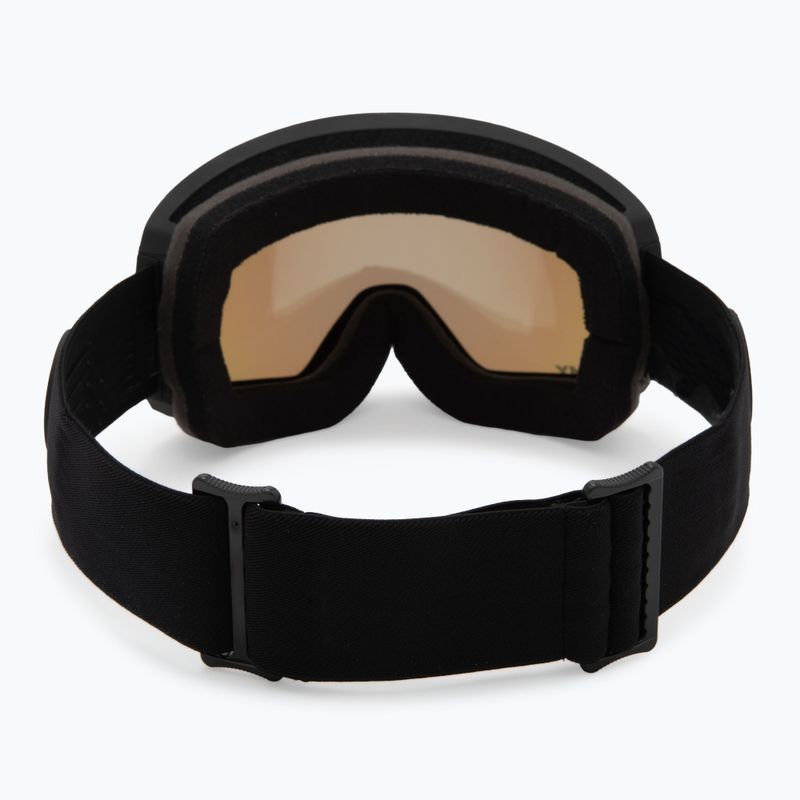 Skibrille IMX Peak matte black/black/green iridium/brown 3