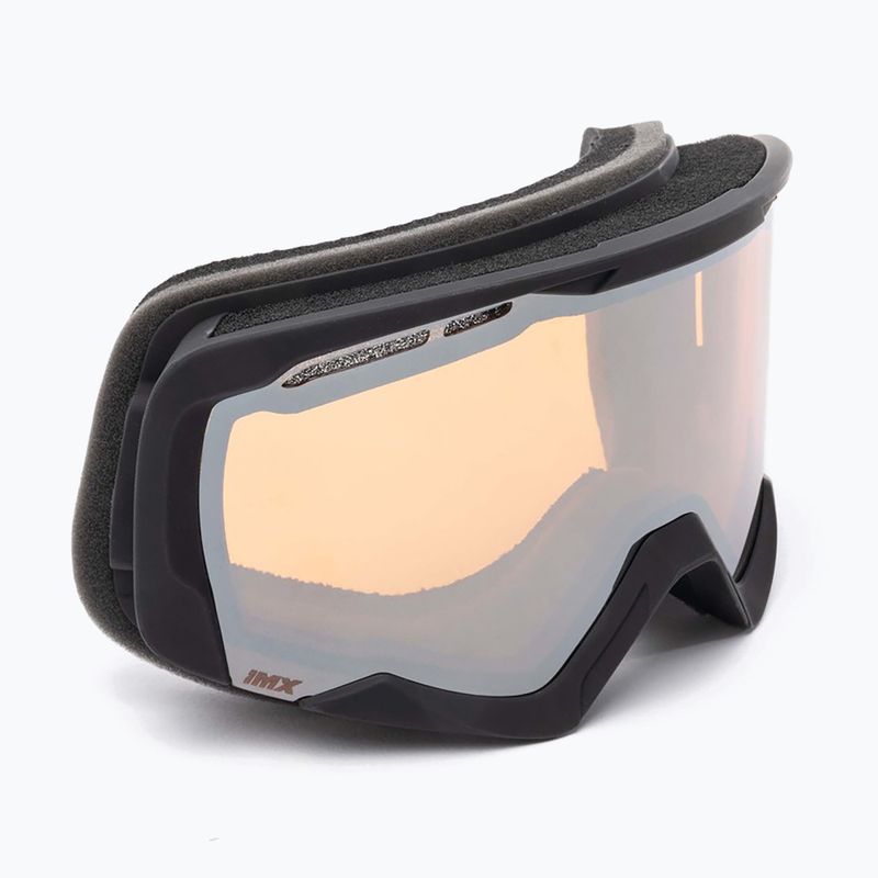Skibrille IMX Snow black matt/black/clear/brown 8