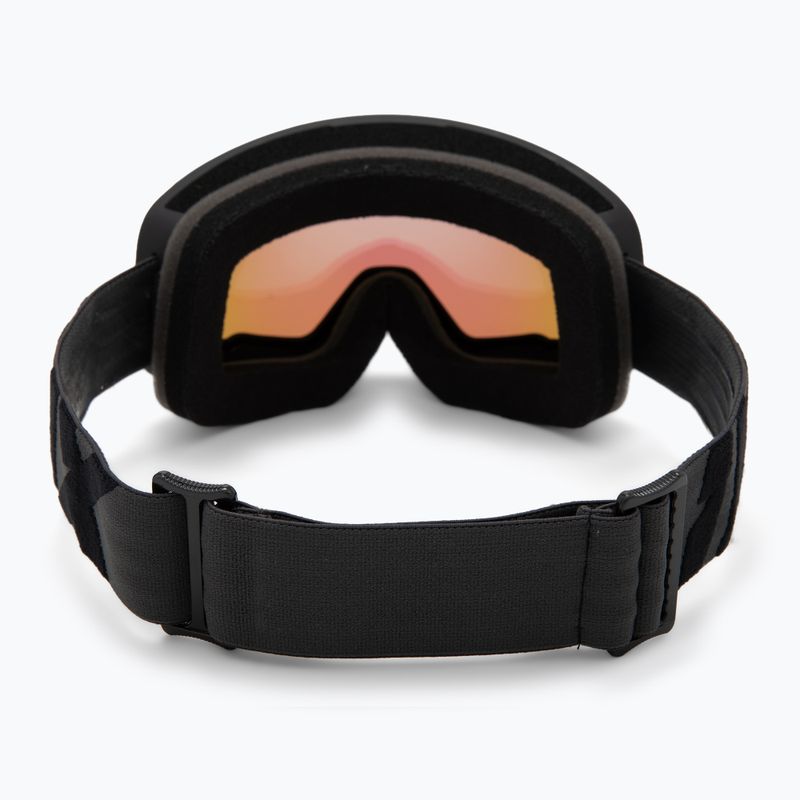 Skibrille IMX Snow black matt/black/green iridium/brown 3
