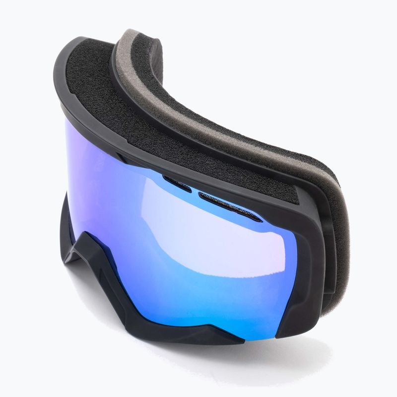 Skibrille IMX Snow black matt/black/green iridium/brown 8