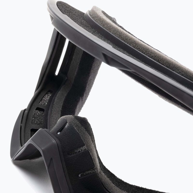 Skibrille IMX Snow black matt/black/green iridium/brown 12