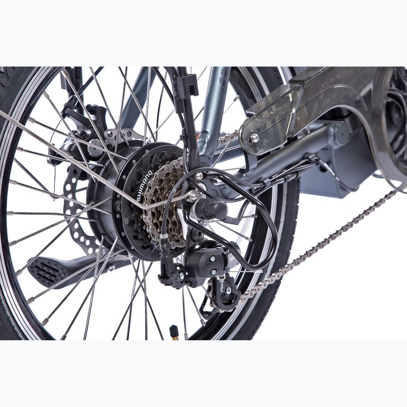 JOBOBIKE Sam 36V 13Ah 468Wh Elektrofahrrad grau 15
