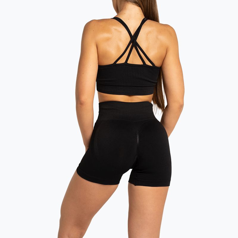 Damen Trainingsshorts Gym Glamour Push Up 2.0 schwarz 2