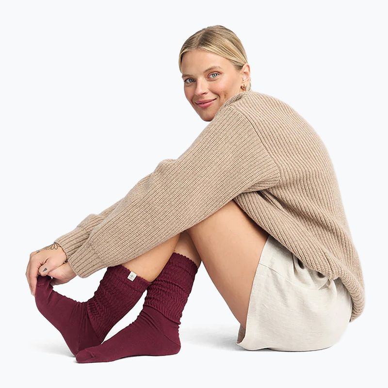 Damensocken JOYINME Ground Yourself burgundy 5