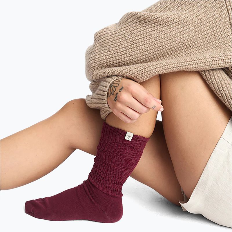 Damensocken JOYINME Ground Yourself burgundy 6