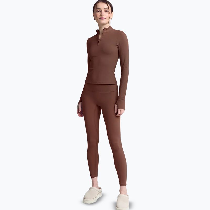 Longsleeve damski JOYINME Motion LS 1/4 Zip chestnut 2
