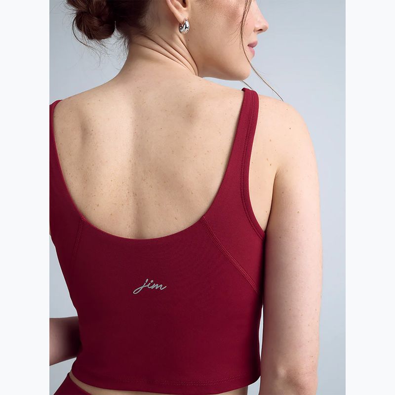 Damentop für Yoga JOYINME Grace red wine 3