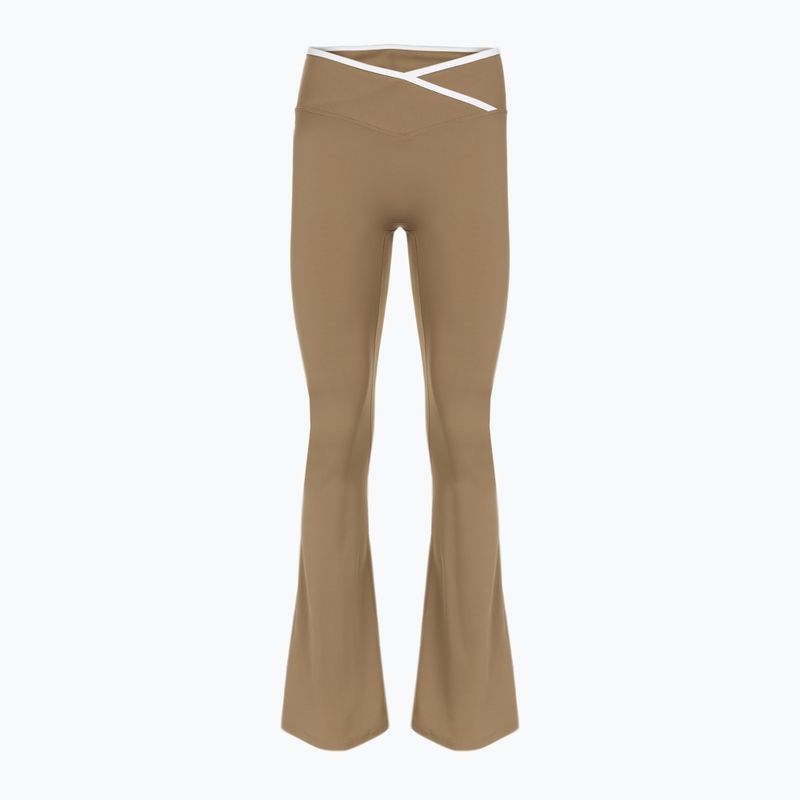 Damen-Yogahose JOYINME Dual Essence Flare Wüstenglut