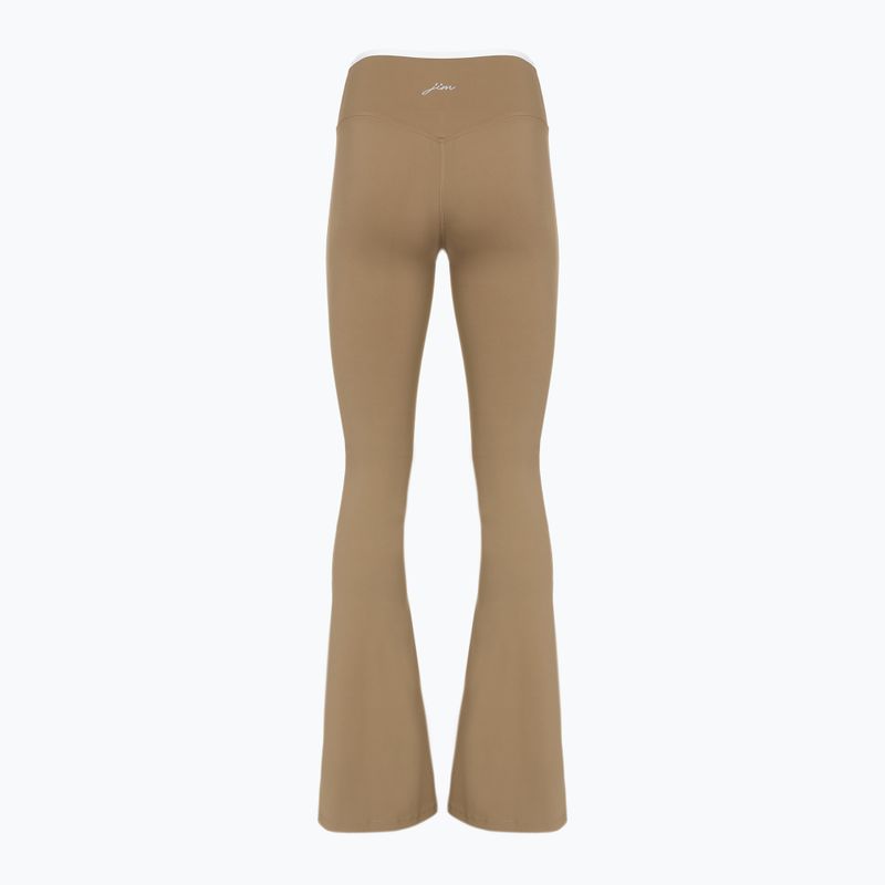 Damen-Yogahose JOYINME Dual Essence Flare Wüstenglut 2