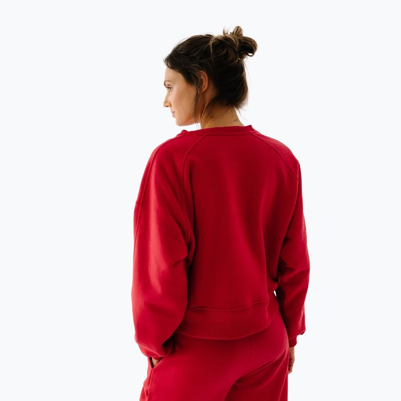 Fleecejacke für Damen JoyInMe Classic Pullover berry crash 3