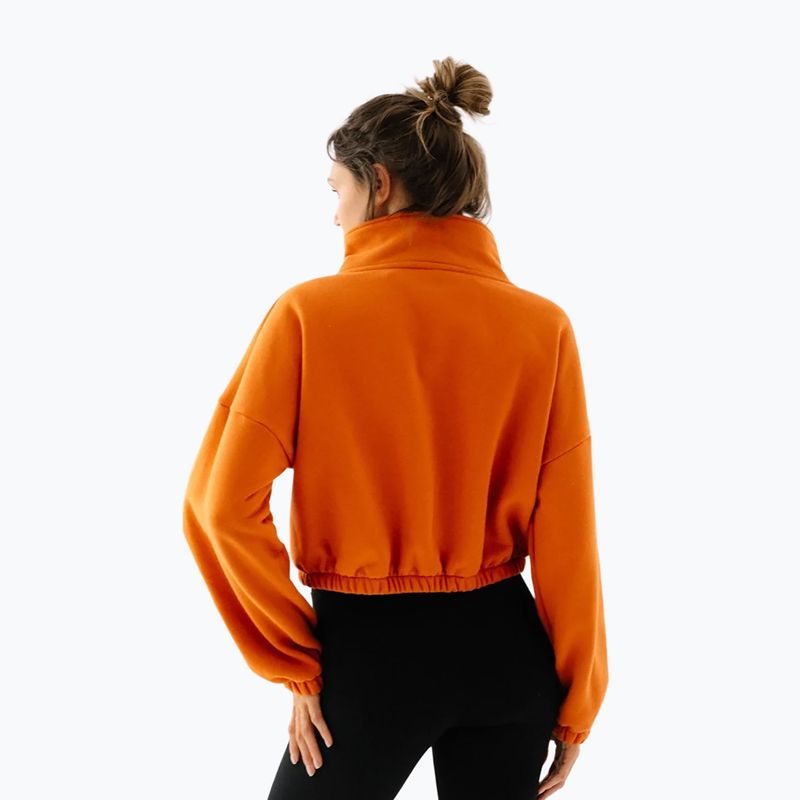 Fleecejacke für Damen JoyInMe Zip Flow Sweatshirt pumpkin spice 3