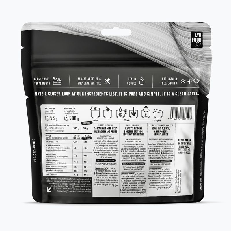 Gefriergetrocknete Lebensmittel LYOFOOD Bigos 370 g 2