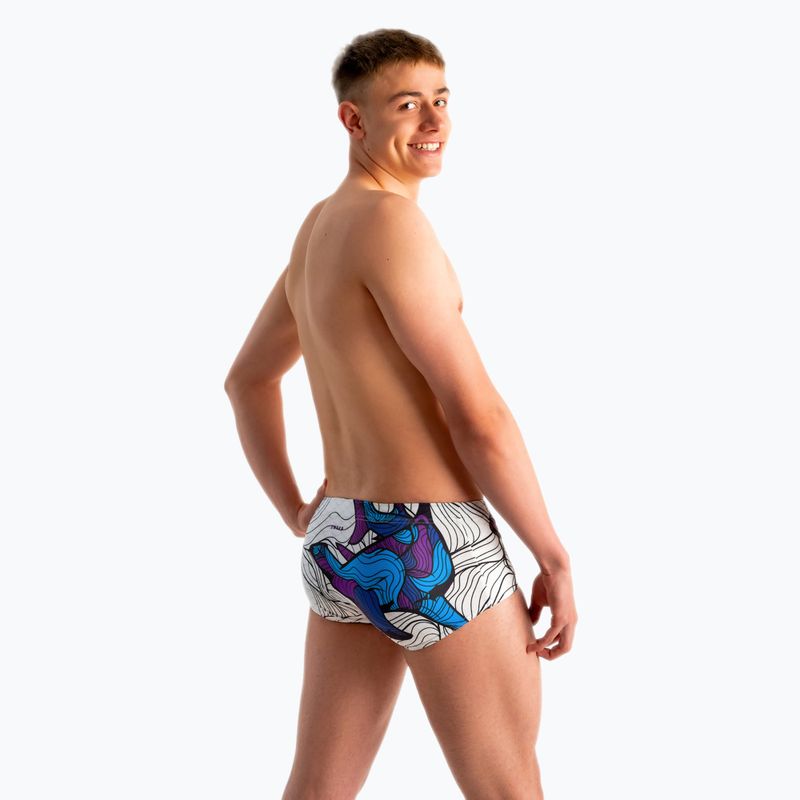 SWEEP Aqua Medusa Herren-Schwimmboxer weiß