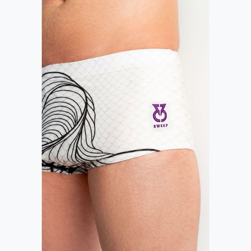 SWEEP Aqua Medusa Herren-Schwimmboxer weiß
