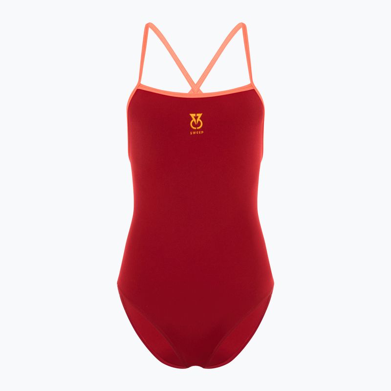 Badeanzug Damen SWEEP Classic Rubin Burgunderrot