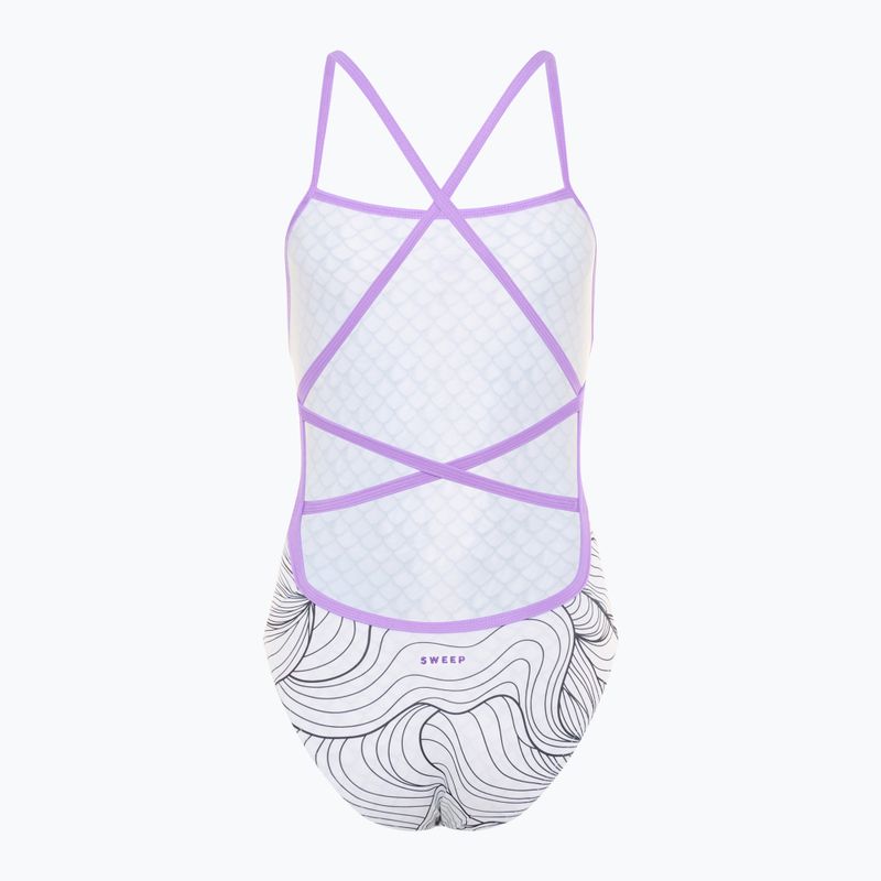 Badeanzug Damen SWEEP Aqua Medusa Weiß 2