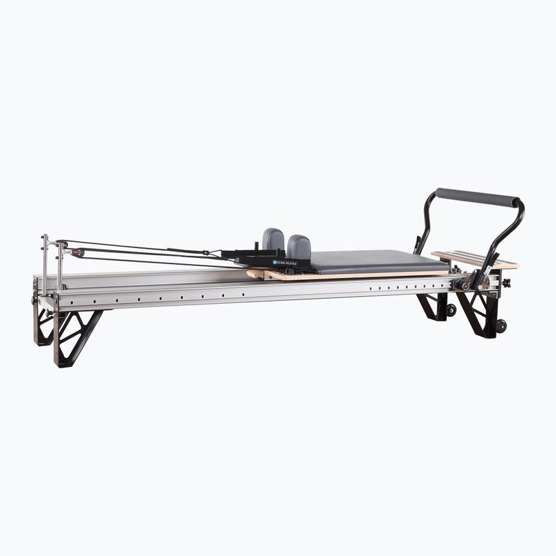 Reformer mit verschiebbarem Fußbügel Innwell Aluminium silber/schwarz