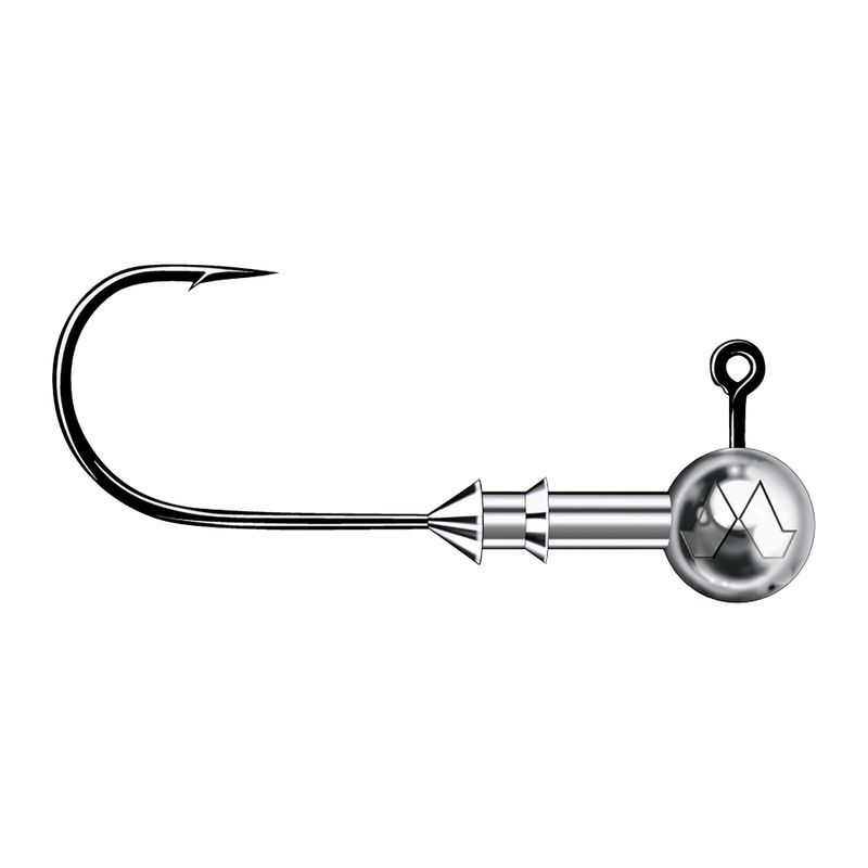 Mustad Classic Jigkopf 3 Stk. 1/0 silber PDF-724-050-010