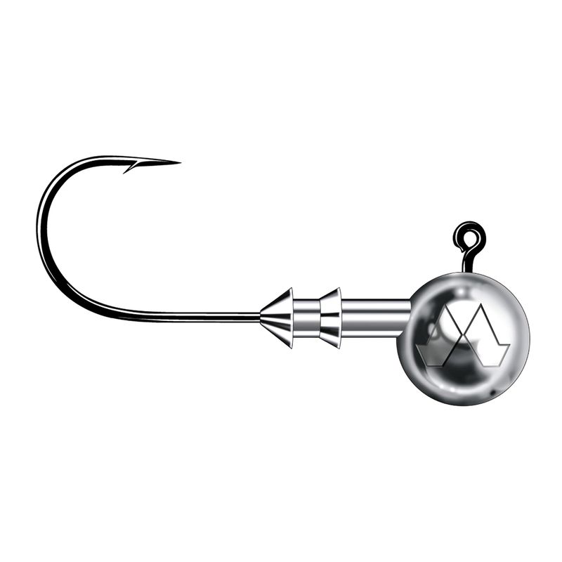 Mustad Classic Jigkopf 3 Stk. 3/0 silber PDF-724-050-030