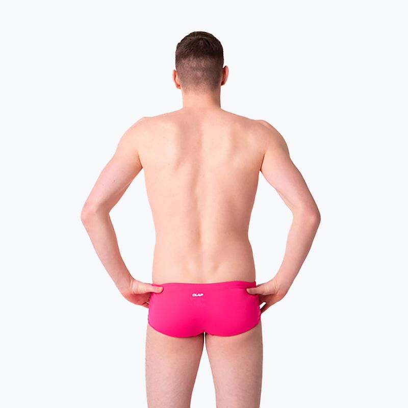 Herren-Badeboxer CLap Slipy candy pink 2