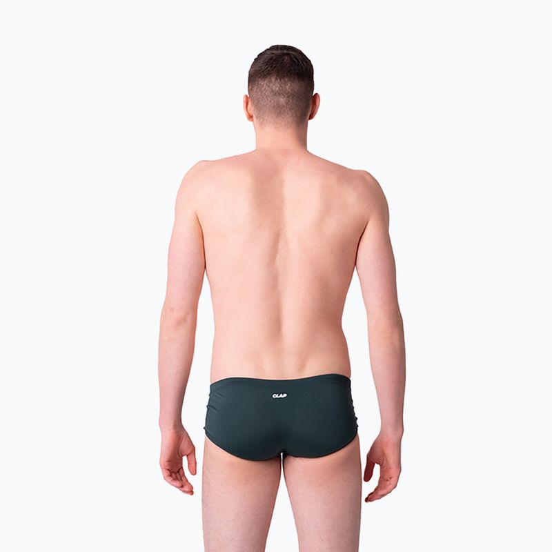 Herren-Badeboxer CLap Slipy forest green 2