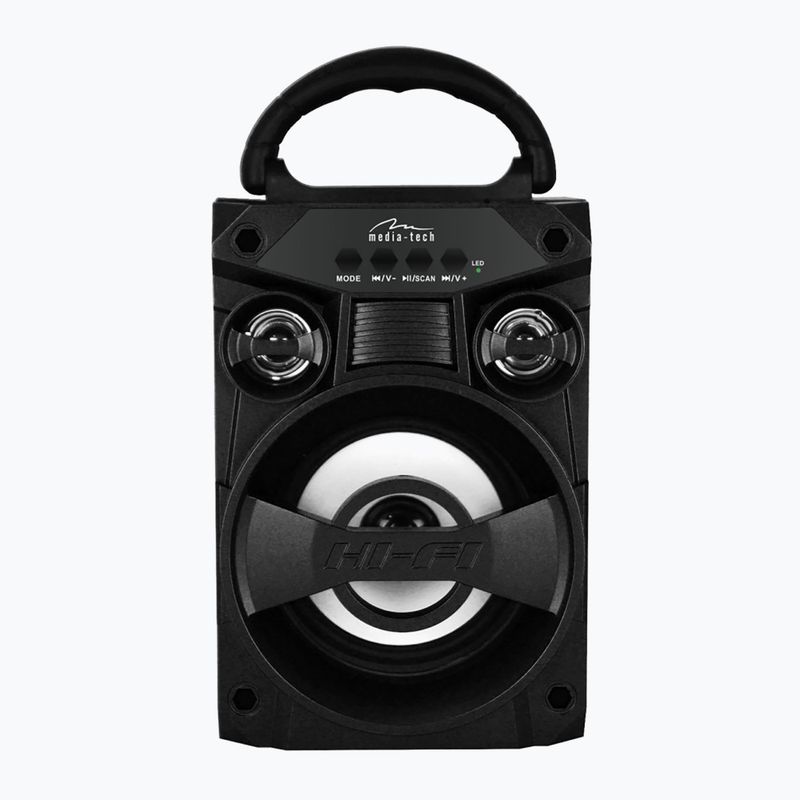 Media-Tech Boombox LT mobiler Lautsprecher schwarz/grau    Neu